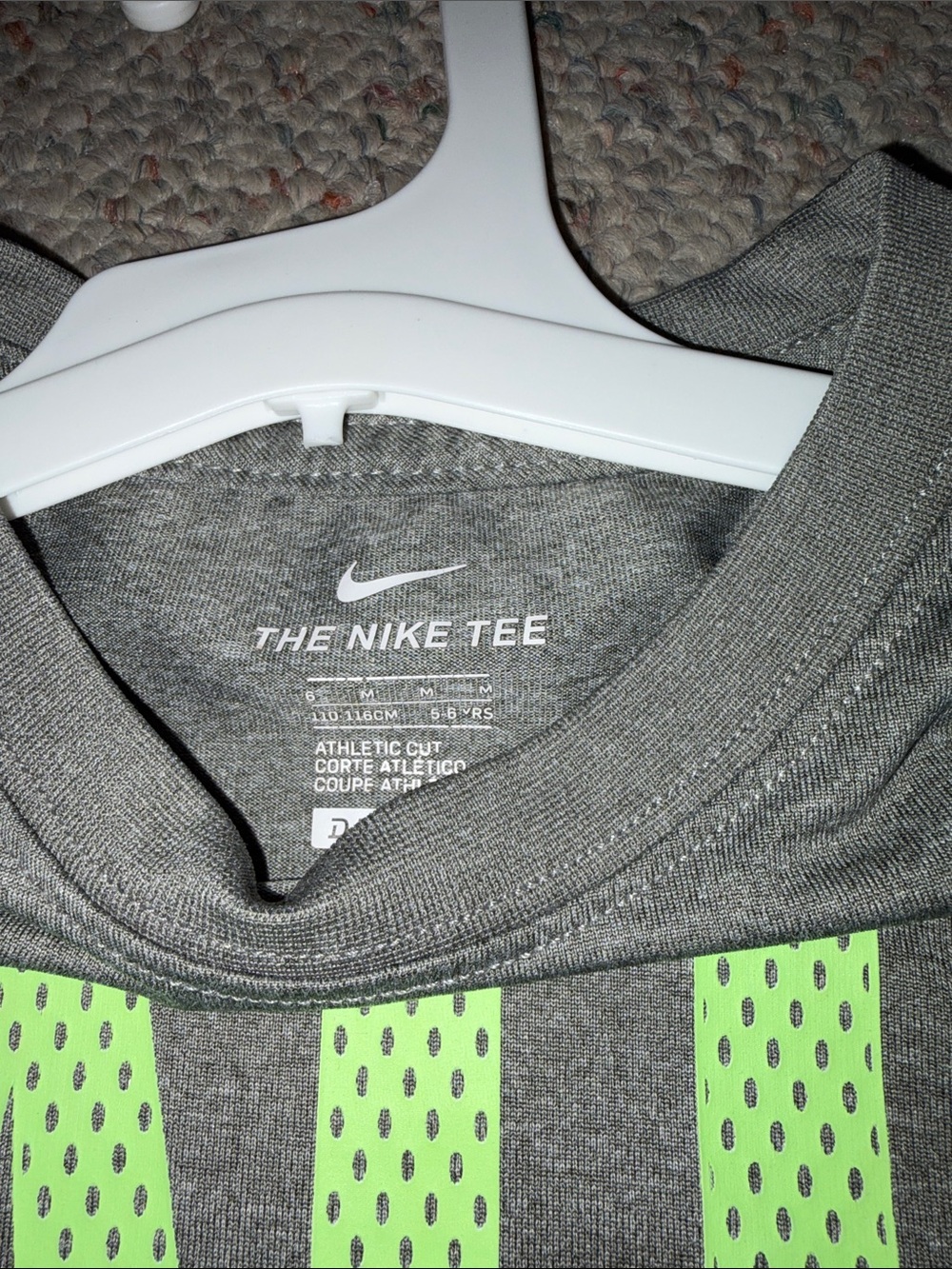 Nike Kids Short Sleeve Active Tees - Blue, Gray, Navy, Green set of 5-all size 6 - Picture 5 of 7